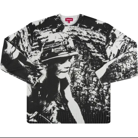 Supreme Is Love Sweater 'White' - Picture 1 of 5